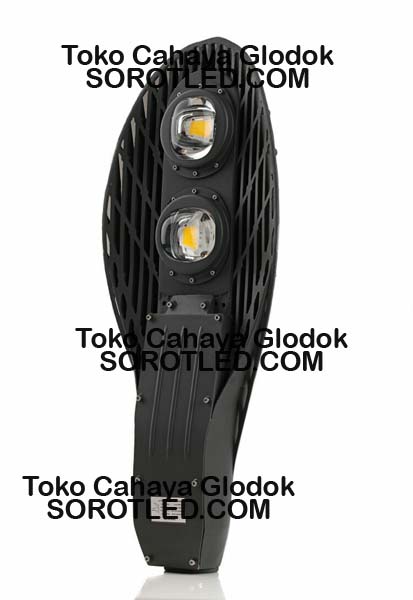 Lampu Jalan LED Model Daun 2*50watt